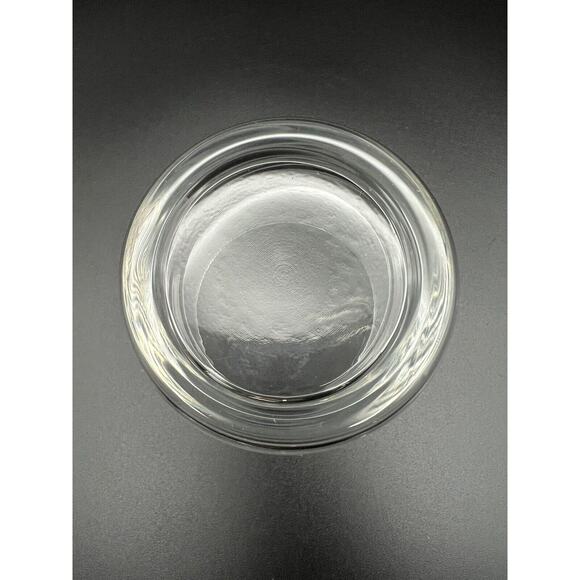 Vintage Clear Glass Jam Jelly Jar w Red Glass Strawberry Finial - Picture 7 of 11